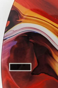 KARE Design Wandklok Glas Chaos Fire Ø80cm Cheap