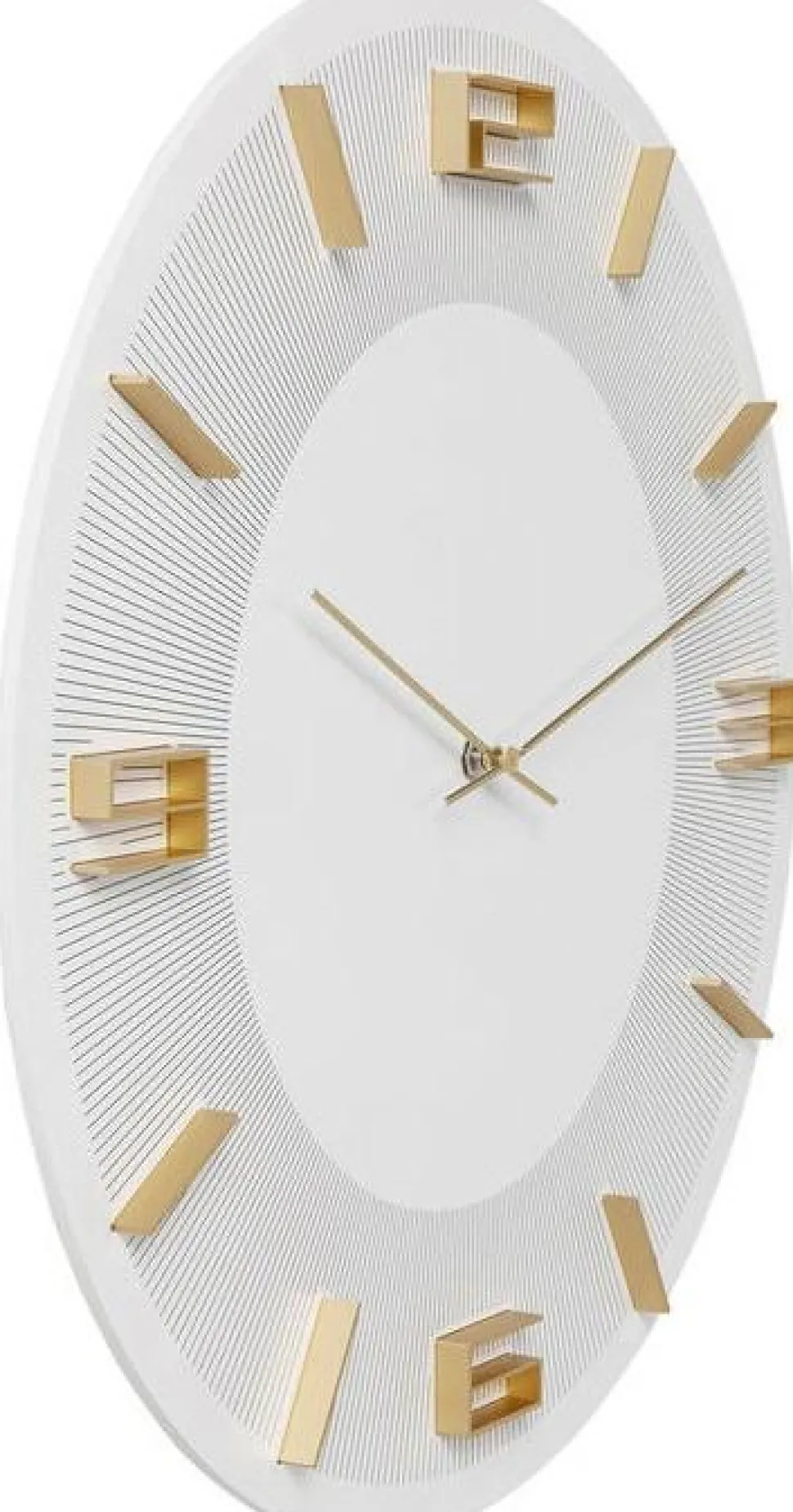 KARE Design Wandklok Leonardo Wit-Goud Store