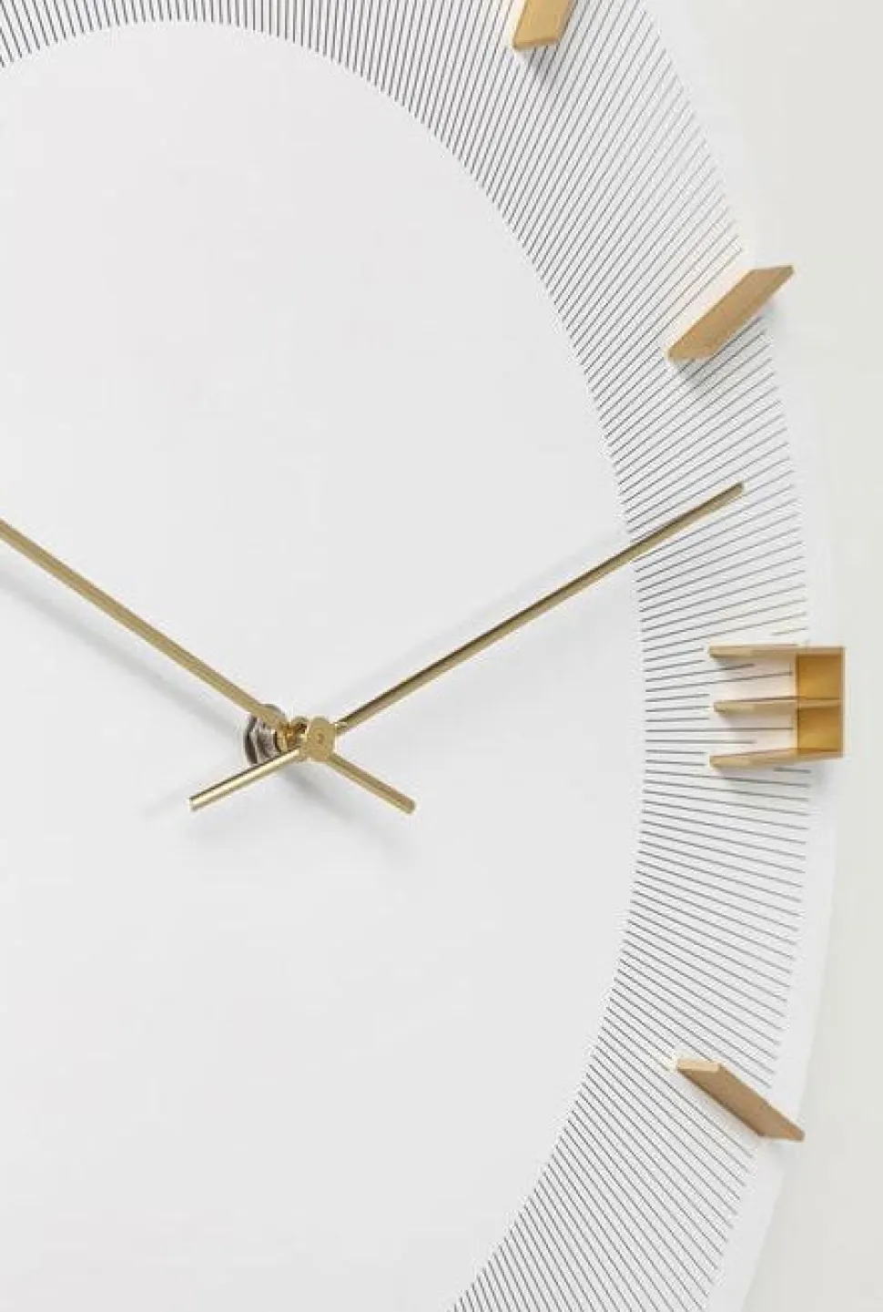 KARE Design Wandklok Leonardo Wit-Goud Store