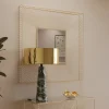 KARE Design Wandspiegel Dimension Champagne 91x91cm Sale