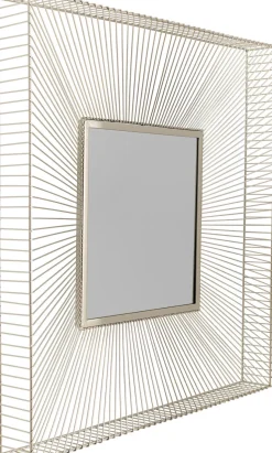 KARE Design Wandspiegel Dimension Champagne 91x91cm Sale