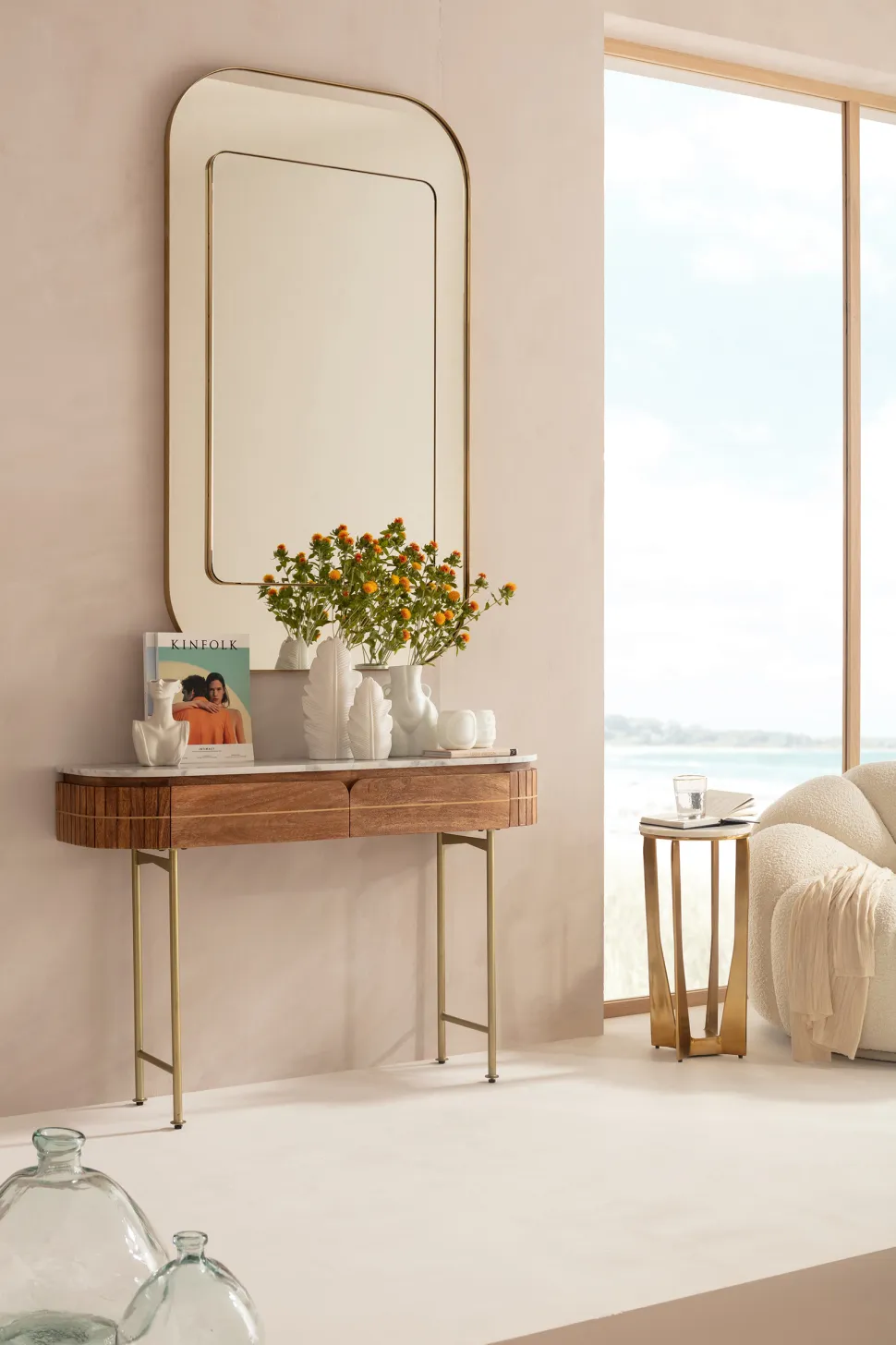 KARE Design Wandspiegel Double Row 140x80cm Discount