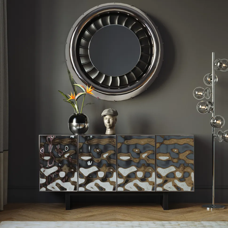 KARE Design Wandspiegel Jet Ø119cm Clearance