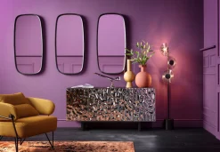 KARE Design Wandspiegel Noomi Black 122x58cm Outlet