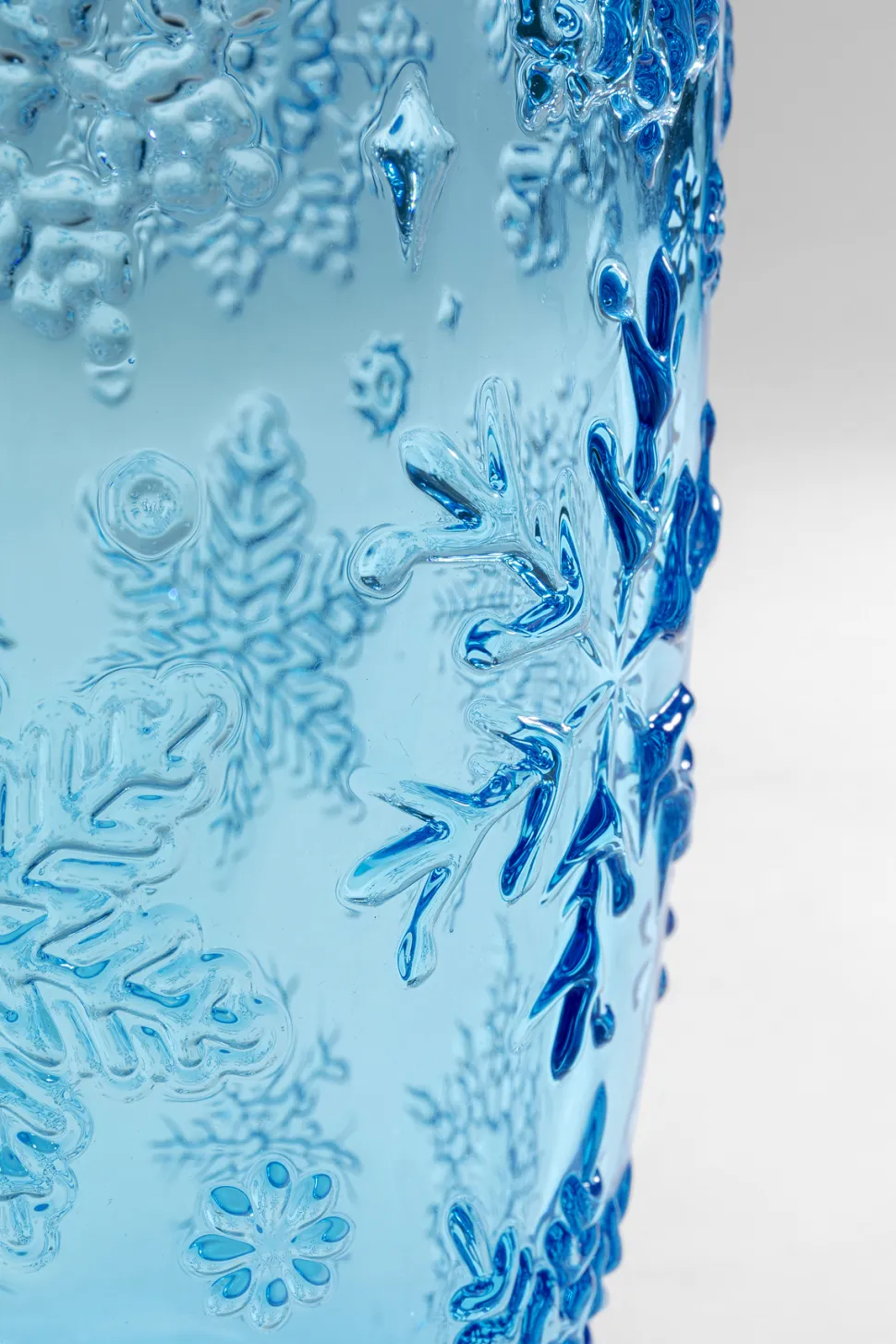 KARE Design Waterglas Ice Flowers Blue Best Sale