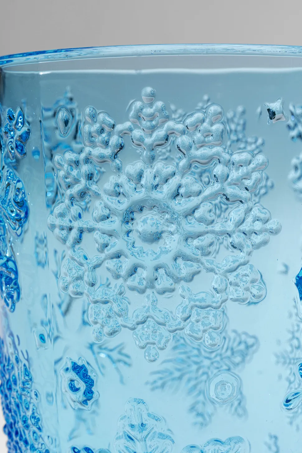 KARE Design Waterglas Ice Flowers Blue Best Sale