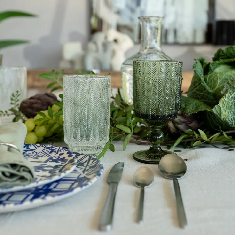 KARE Design Wijnglas Fogli Green Best