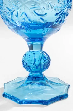 KARE Design Wijnglas Ice Flowers Blue Store