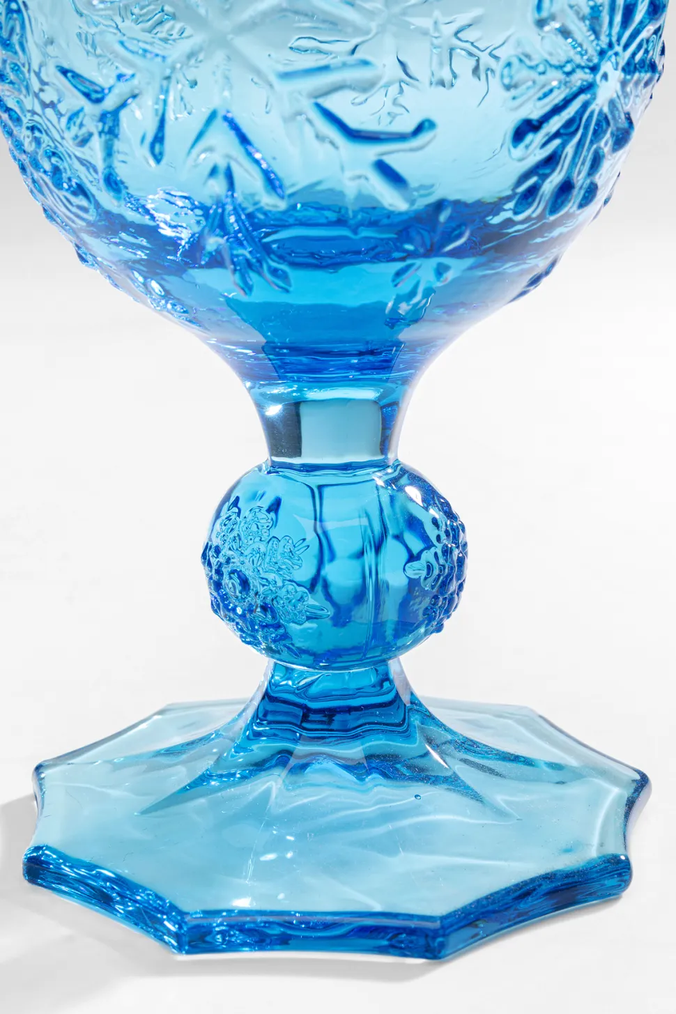 KARE Design Wijnglas Ice Flowers Blue Store