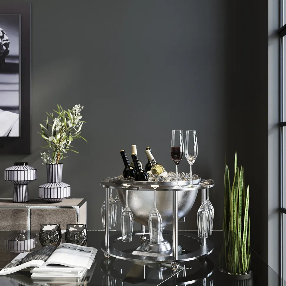 KARE Design Wijnkoeler Champagne Time (2-delig) Flash Sale