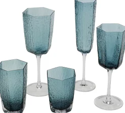 KARE Design Witte Wijnglas Cascata Blue Shop